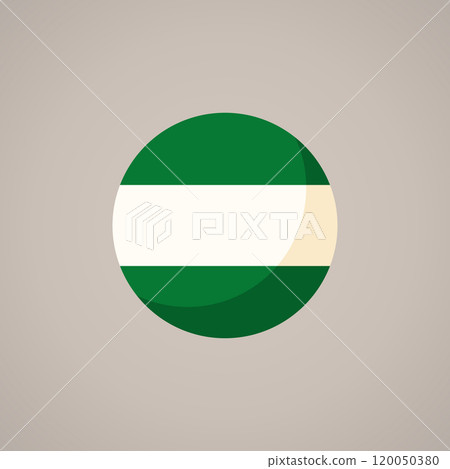 Andalusia or Santa Cruz - Circular Flag 120050380
