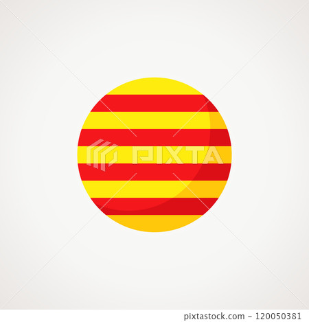 Catalonia - Circular Flag 120050381