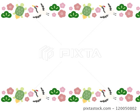 Crane and turtle frame 120050802