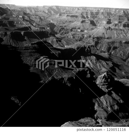 Hazy Sky Day At The Grand Canyon Arizona On Film 120051116