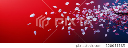 A soft pink and red Valentines Day background with heart-shaped confetti and candles. A soft pink and red Valentines Day background with heart-shaped confetti and candles. 120051185