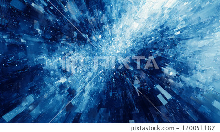 A soft pink and red Valentines Day background with heart-shaped confetti and candles. 120051187