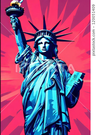 Iconic Liberty, ai generated image 120051409