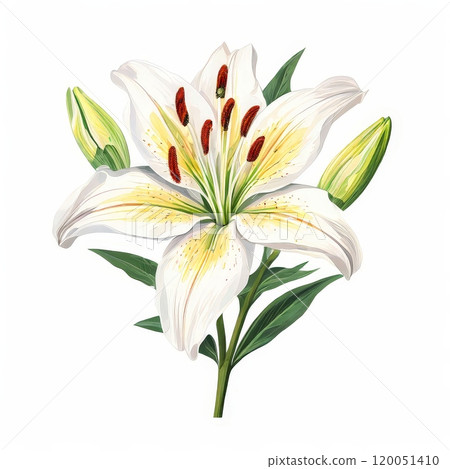 AI Image Generator, Exquisite Lily Blossom 120051410