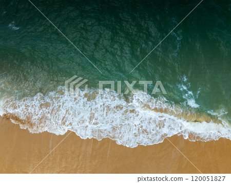 Beautiful sea surface in summer season seascape background ,Nature sea beach background,High angle view waves seascape nature view Beautiful sea surface in summer season seascape background ,Nature sea beach background,High angle view waves seascape nature view 120051827