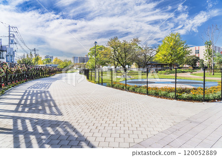 川崎富士見公園風景[神奈川縣川崎市] 120052889