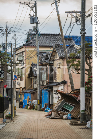 The collapsed townscape of Wajima after the 2024 Noto Peninsula earthquake The collapsed townscape of Wajima after the 2024 Noto Peninsula earthquake 120053102