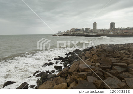 Mar del Plata seascape Coastline and skyline 120053318