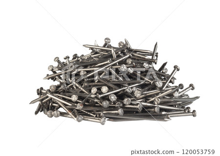 nail isolated on white background 120053759