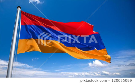 The flag of Armenia 120055099