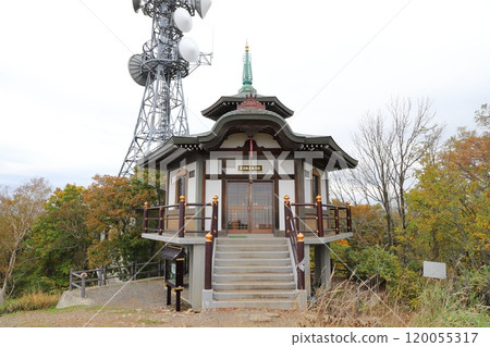 Moiwa Kannon Okunoin, located at the summit of Mount Moiwa Moiwa Kannon Okunoin, located at the summit of Mount Moiwa 120055317