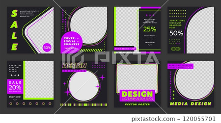 Post social media sale. Design discount poster, webinar and event for business conference. Digital flyer about corporate marketing. Layout seminar agency. Vector banner design with transparent layer Post social media sale. Design discount poster, webinar and event for business conference. Digital flyer about corporate marketing. Layout seminar agency. Vector banner design with transparent layer 120055701