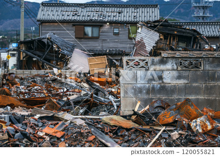 2020 Noto Peninsula Earthquake: Scorched earth townscape of Wajima 2020 Noto Peninsula Earthquake: Scorched earth townscape of Wajima 120055821