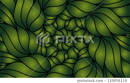 Gradient ornament. Colorful background with symmetrical pattern. There is a template for interior decoration, screensavers, covers and the implementation of a creative idea 120056119