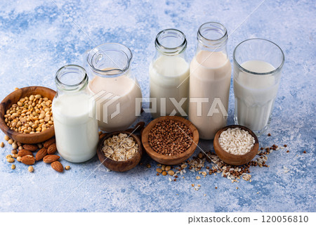 Plant based vegan non dairy alternative milk Plant based vegan non dairy alternative milk 120056810