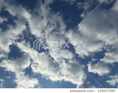 When you pass through the space between clouds, the other side is a blue sky 120057989