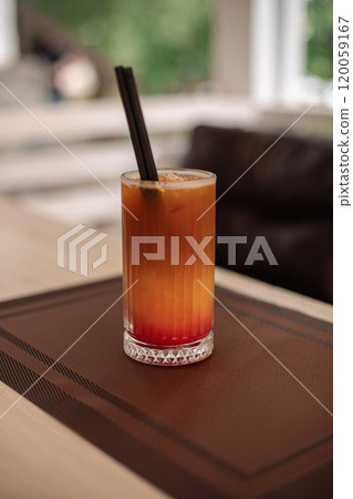 non-alcoholic cocktails are on the table, a non-alcoholic cocktails are on the table, a 120059167