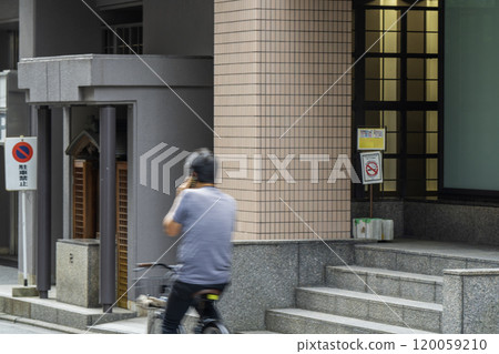 在京都市拍攝的自行車禮儀照片 在京都市拍攝的自行車禮儀照片 120059210