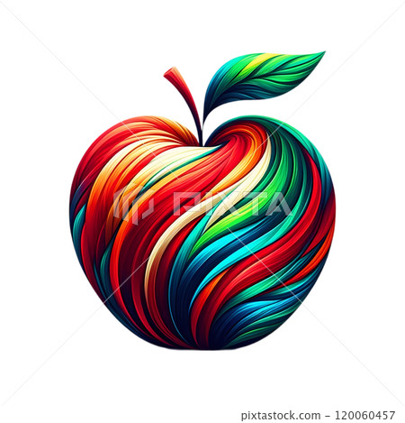 Apple illustration isolated on a transparent background Apple illustration isolated on a transparent background 120060457