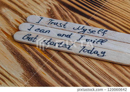 I trust myself, I can, positive thoughts to boost self esteem 120060642