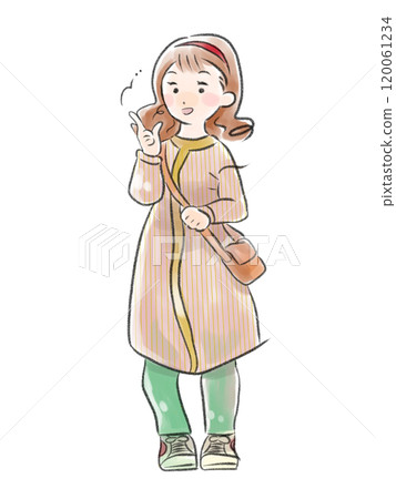 A cheerful woman whose problem has been solved 120061234
