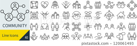 Community Icon Set 120061493