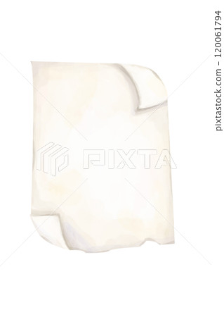 Illustration Watercolor Blank Sheet Paper Parchment Antique Monochrome. Digital Clipart Vintage for Printing and Web Illustration Watercolor Blank Sheet Paper Parchment Antique Monochrome. Digital Clipart Vintage for Printing and Web 120061794