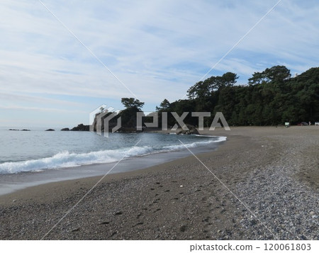 高知縣高知市桂濱海灘景觀 高知縣高知市桂濱海灘景觀 120061803