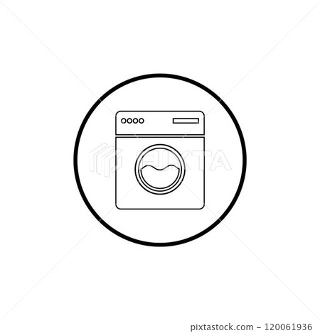 icon of washing machine icon of washing machine 120061936