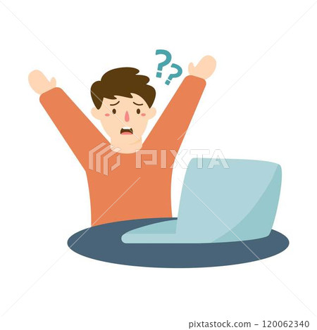 Stressful office work 120062340