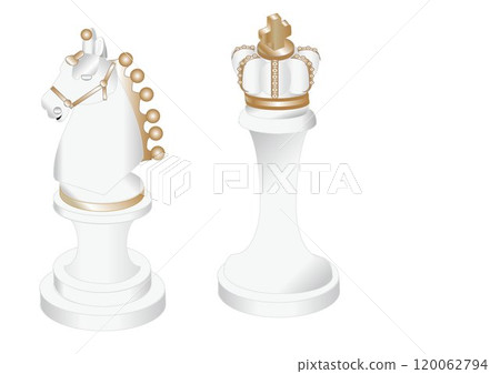 Chess Pieces: King and Knight Chess Pieces: King and Knight 120062794