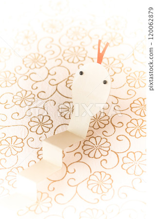 2025新年/蛇年紙藝白蛇 120062879