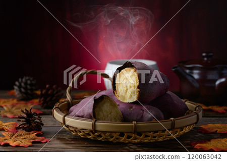 Autumn taste: baked sweet potato (sweet potato) Autumn taste: baked sweet potato (sweet potato) 120063042