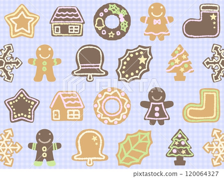 Cookie seamless pattern (solid) C-5 Cookie seamless pattern (solid) C-5 120064327