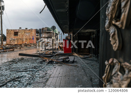 Noto Peninsula earthquake: Wajima Morning Market streets reduced to ashes 120064806