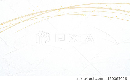 Gold lines and a moving white-painted wall in the background (abstract) Gold lines and a moving white-painted wall in the background (abstract) 120065028