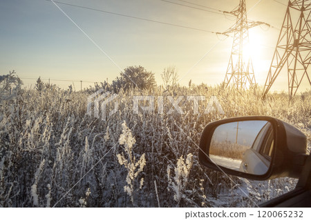 Morning fresh frost 120065232