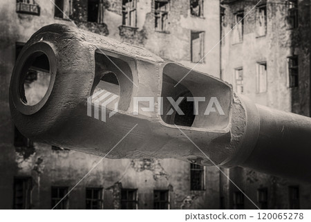 Artillery gun barrel Artillery gun barrel 120065278