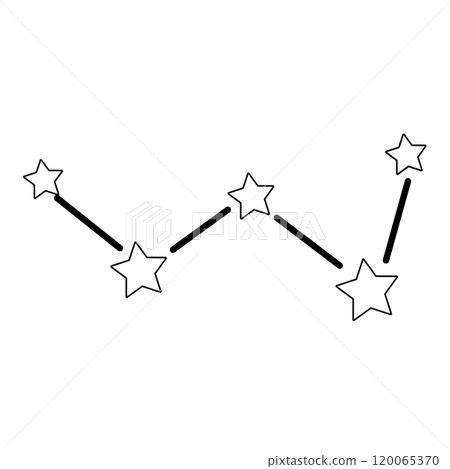 A simple and cute illustration of Cassiopeia 120065370