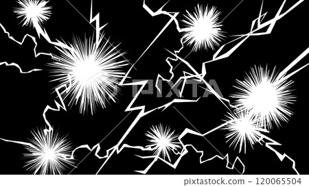 震撼的漫畫風格背景素材黑白 120065504