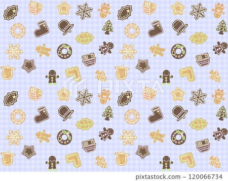 Cookie seamless pattern (rough) D-9' 120066734