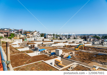 Overlooking Hachioji city from the reclaimed land on high ground 120067001