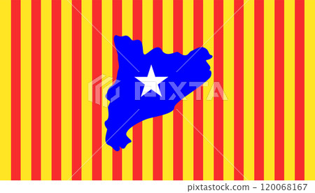 catalonia map poster catalonia map poster 120068167