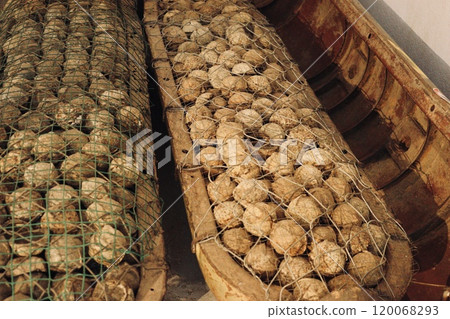 Bomb contents on display at the UXO center in Luang Prabang Bomb contents on display at the UXO center in Luang Prabang 120068293