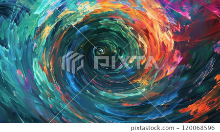 Vibrant abstract swirl of colors Vibrant abstract swirl of colors 120068596