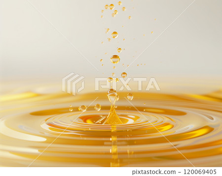 Golden liquid ripples Golden liquid ripples 120069405