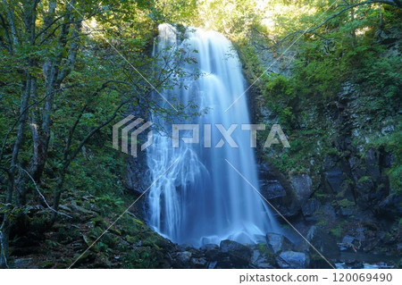 Fukushima Prefecture Onogawa immobile waterfall Fukushima Prefecture Onogawa immobile waterfall 120069490