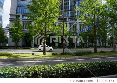 Scenery of the Osaka Midosuji Honmachi area 120070373