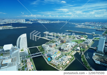 Yokohama: Yokohama Port and coastal scenery Yokohama: Yokohama Port and coastal scenery 120070500