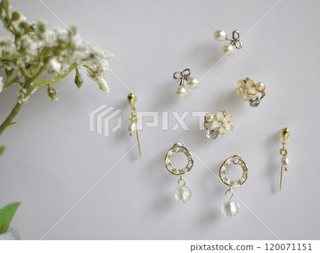 Accessories on white background Accessories on white background 120071151